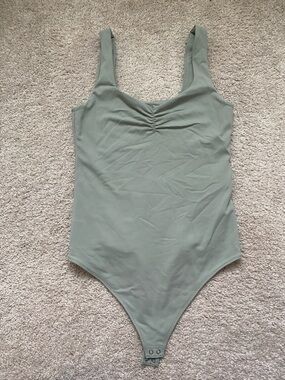 Abercrombie sage green bodysuit